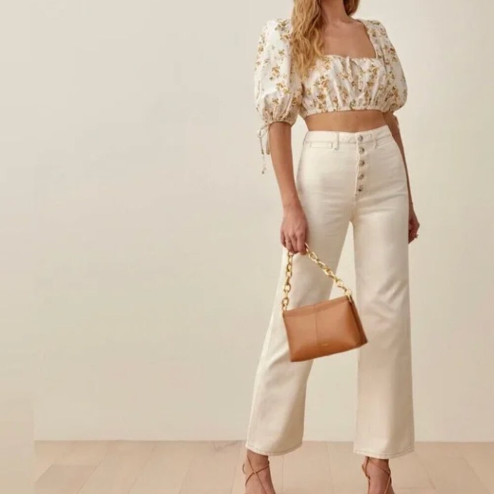 Reformation 〰️ Lexi High Rise Wide Leg Jeans NWT